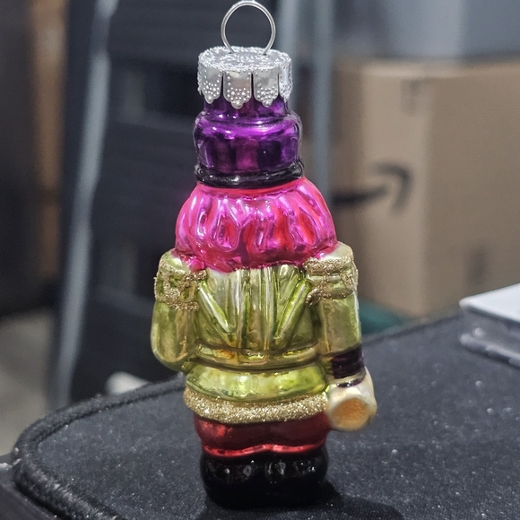 Nutcracker Ornament Vintage Rauch  Glass, Makers of Christopher Radko Christmas - Picture 3 of 8